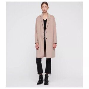 ALLSAINTS Anya wool blend coat